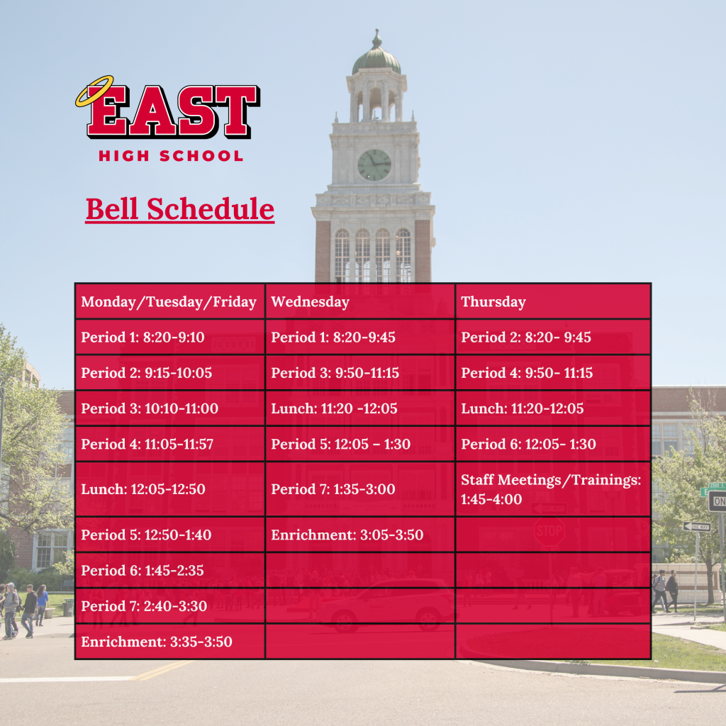 High School Bell Schedule